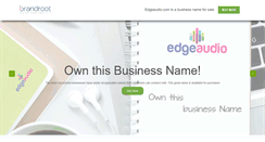 Desktop Screenshot of edgeaudio.com